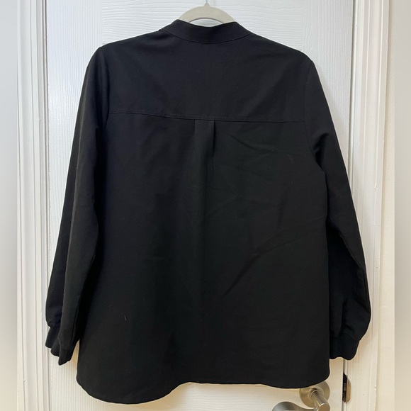 RARE Figs Rafaela Remix Long Sleeve Scrub Top - Black, Medium - Picture 7 of 9